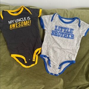 Carter's Black and Yellow Bodysuits Collection